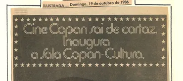 Folha de S. Paulo Ilustrada, de 19 de outubro de 1986. Divulgação do concerto de abertura da Sala Copan-Cultura.